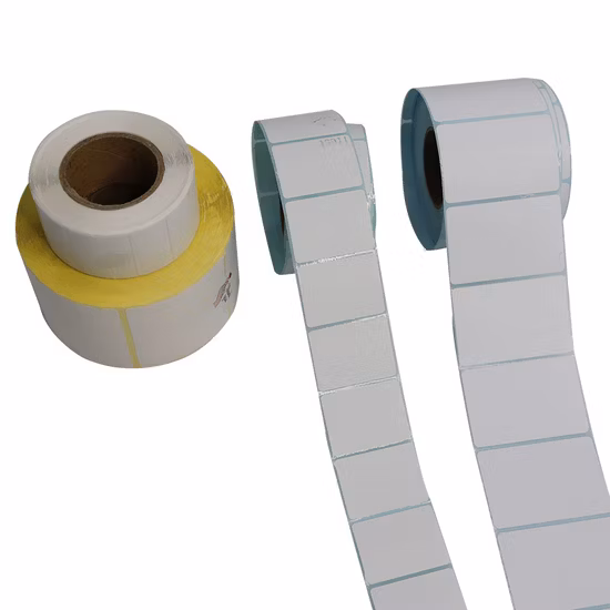 Selbstklebende, direkt aus Thermopapier bedruckte Etiketten für den Versand