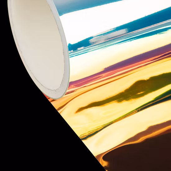 Regenbogen-reflektierendes Wärmeübertragungsfolien-Vinyl für T