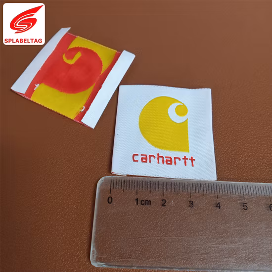 Guangzhou Wholesale Custom High Quality Factory Colorful Clothing Woven Label