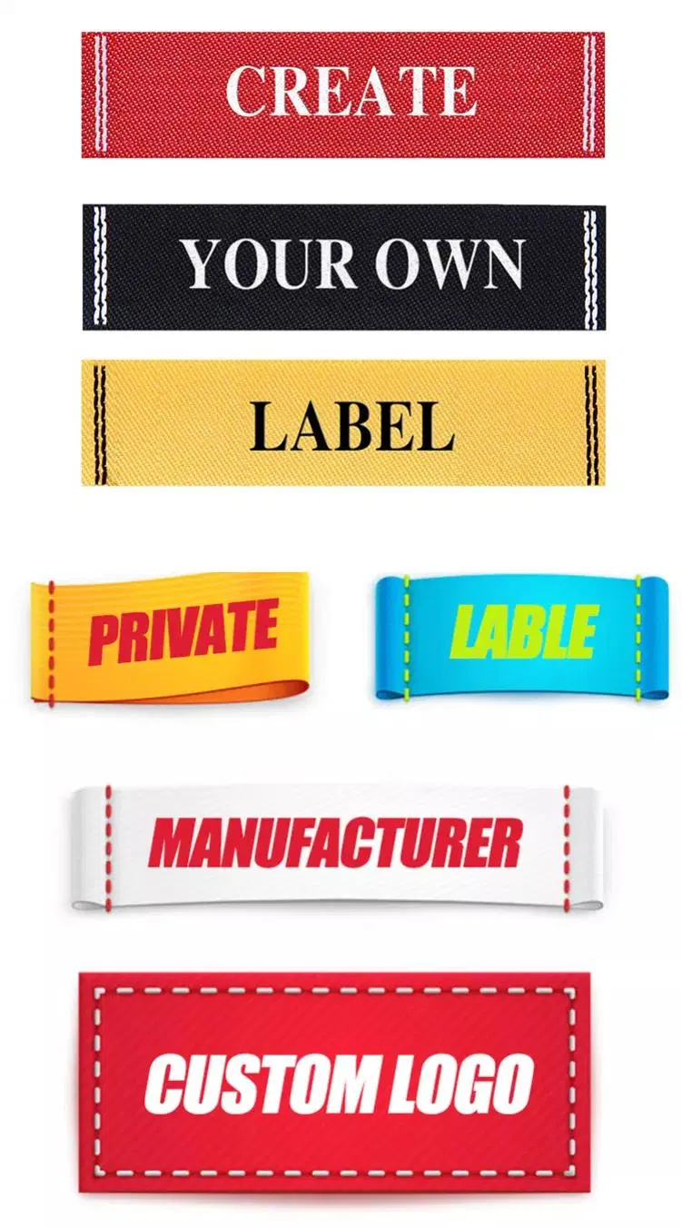 Factory Actory Price Name Logo Damask Garment Custom Clothes Woven Labels